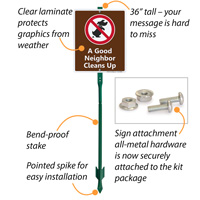 Community cleanliness reminder