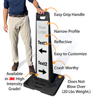 LotBoss Portable sign features