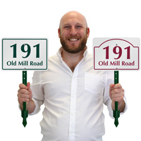 Personalized House Number Street Name Sign