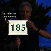 Custom House Number Street Name Sign Kit