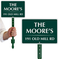 Custom Address Lawn Sign Kit