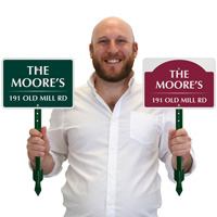 Personalized Address Lawn Marker"