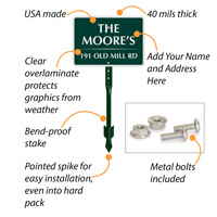Address Sign and Stake Kit