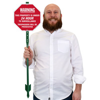 Warning Sign: 24-Hour TV Surveillance