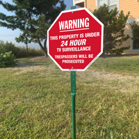 24/7 Video Surveillance Sign