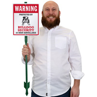 Bulldog Security LawnBoss Sign