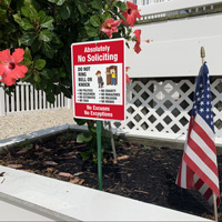 Caution: Do Not Ring Bell or Knock Sign Kit