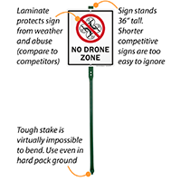 Drone Prohibited Sign