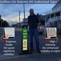 LotBoss Vertical Panel: Staff Parking