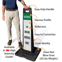LotBoss Portable sign features
