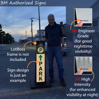 Dual-Sided LotBoss Reflective Label