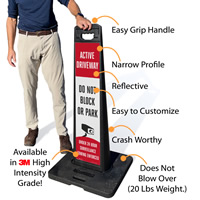 Portable Kit: Do Not Block Active Driveway
