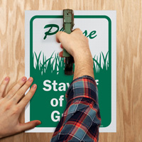 No Trespassing Lawn Sign Kit