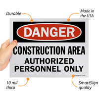 Authorized Personnel Only Warning Set