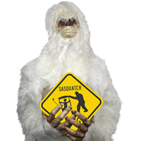Sasquatch Xing Signs