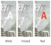 Accessible Symbol Glass Door Labels