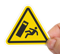 ISO W019-Body Crush / Tipover Hazard Labels