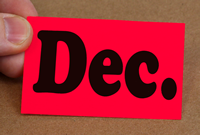 December Labels