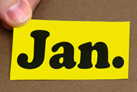 January Labels