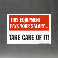 Machine Operation Safety Notice