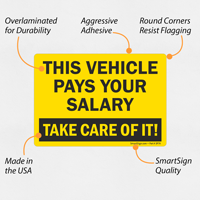 Forklift Safety Label Care Reminder