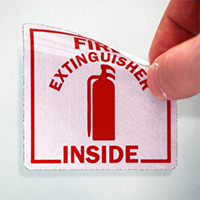 Fire Extinguisher Label