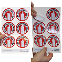 Fire Extinguisher Safety Label