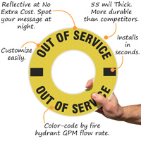 Fire Hydrant Ring Out of Order Sign