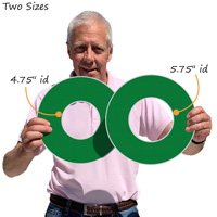 Blank Green Fire Hydrant Marker
