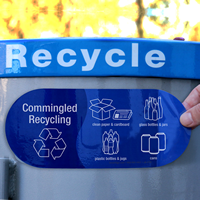 Vinyl Recycling Sticker