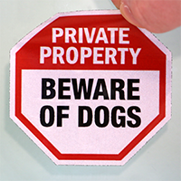 Private Property Label Set