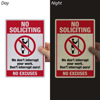 No Soliciting Label Set