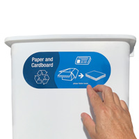 Recycling Label for Paper Cardboard