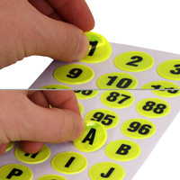 Reflective Circular Stickers Set