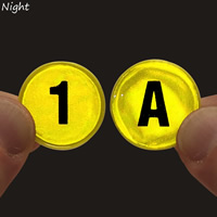 Reflective Numbers/Letters Circular Kit