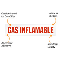 Safety Label in Spanish: Inflamable Gas