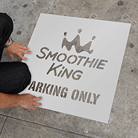 Custom Stencil For Parking