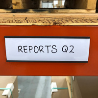 C-Channel Label Holder for Easy Updates