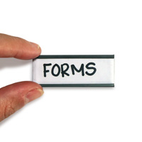 Magnetic Label Holder C-Channel