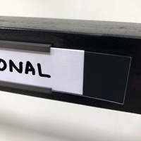 Magnetic C-Channel Label Rack