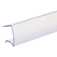 Label Holder for Wood Shelf