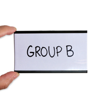 Magnetic C-Channel Label Holder