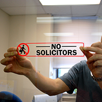 Custom Screen Printed Clear Label