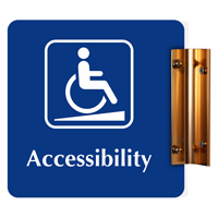 Corridor sign with custom quote