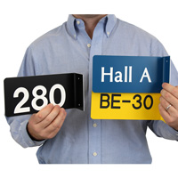 Customized corridor signage