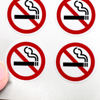 No Smoking Label