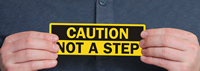 Caution Not A Step Labels