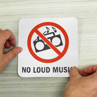 Reminder: No loud music by the pool