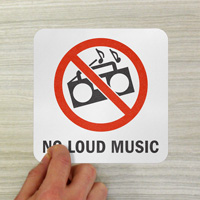 Keep noise levels down by the pool