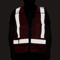 High Visibility Reflective Safety Vest Orange